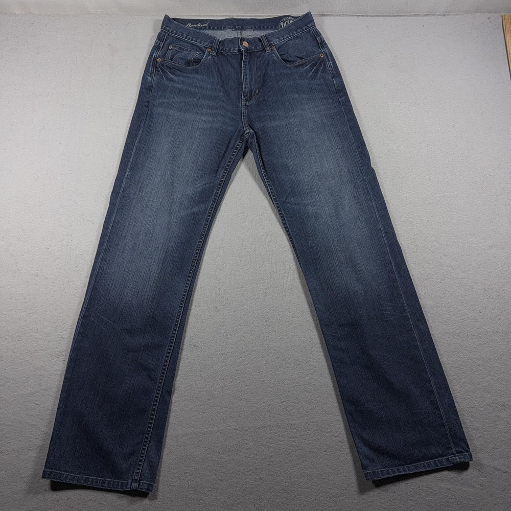 Tommy Bahama Standard Jeans Men 33x32 Straight Leg Dark Wash Blue Denim Dadcore